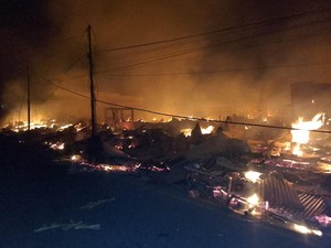 Kebakaran Hanguskan 50 Kios di Pasar Tanimbar Diduga gegara Kompor Meledak