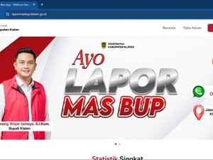 Pemkab Klaten Punya Kanal Lapor Mas Bup, Bisa Sampaikan Aduan-Saran
