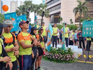 Pramono Anung Flag Off Wondr ITB Ultra Marathon 2025 di Sudirman
