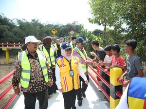 Akses Cirebon-Brebes Kini Cuma 5 Menit via Jembatan Gantung