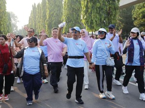 Rayakan Puncak HUT Ke-80, Kemendagri Gelar Jalan Sehat dan Bazar di TMII