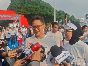 Menkes: Lari Olahraga Paling Murah, Minimal 30 Menit Setiap Hari