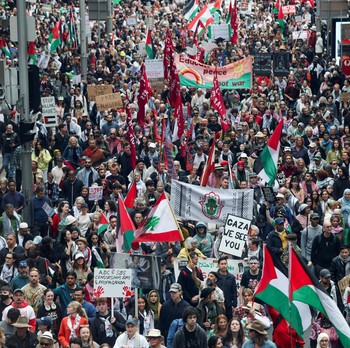 Tetangga RI Ramai-Ramai Turun Ke Jalan, Dukung Palestina Merdeka