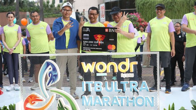 Jelang wondr ITB Ultra Marathon 2025, BNI dan ITB Gelar Community Run