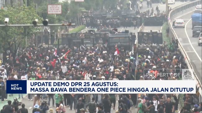 Video: Demo DPR Ricuh hingga Jet Tempur Israel Serang Yaman
