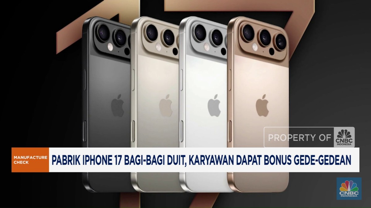 Video: Pabrik iPhone 17 Guyur Bonus Besar untuk Karyawan