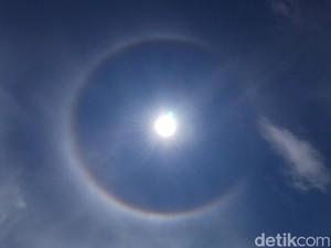 Muncul Fenomena Halo Matahari di Langit Batam, Ini Penjelasan BMKG