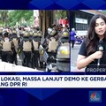 Video: Pindah Lokasi, Massa Lanjut Demo di Gerbang Belakang DPR