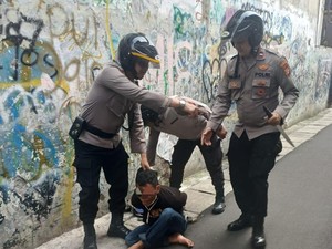 Petantang-petenteng Bawa Golok, Pria di Johar Ditangkap Polisi