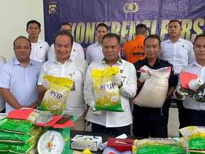 Pemilik RPK Bulog di Jambi Tukar Karung Beras SPHP Ditangkap Polisi