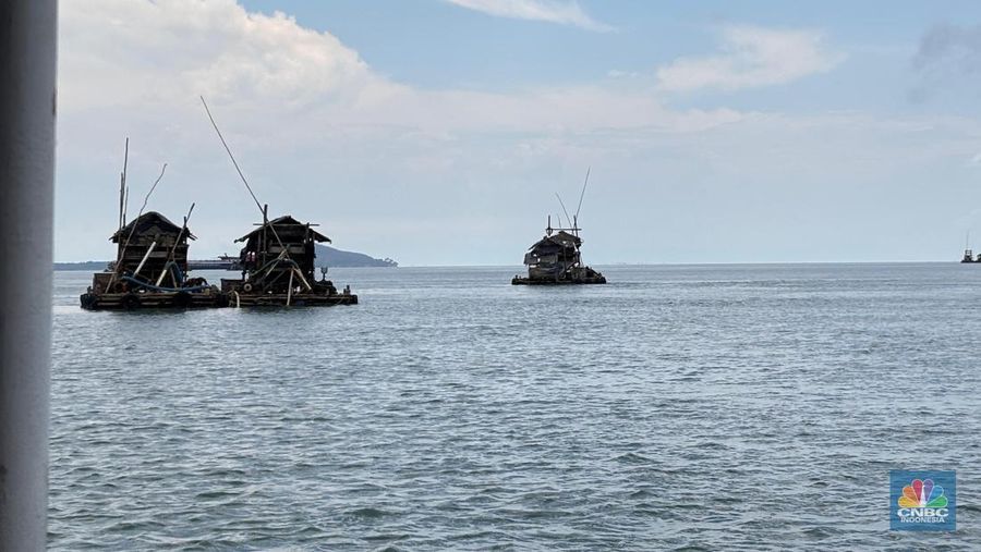 Praktik pertambangan ilegal di IUP milik PT Timah, Bangka Belitung. CNBC Indonesia/Firda Dwi Muliawati