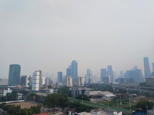 Udara Jakarta Terpantau Tidak Sehat Pagi Ini