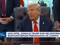 Video: Usai Intel, Trump Siap Akuisisi Perusahaan AS Lainnya