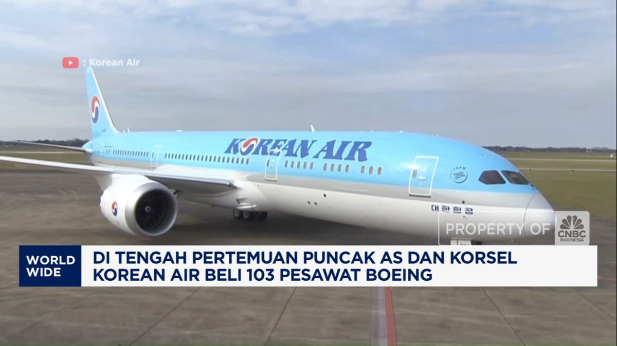 Video: Presiden Korsel Temui Trump, Korean Air Beli 103 Pesawat Boeing