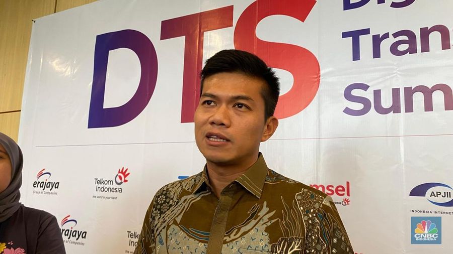 Digital Transformasi Summit 2025, Jakarta, Selasa (26/8/2025). (CNBC Indonesia/
Novina Putri Bestari)