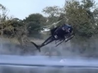 Detik-Detik Helikopter Jatuh, Berputar-putar Lalu Hancur Hantam Danau