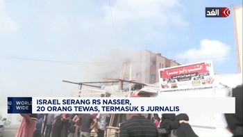 Video: Israel Serang RS Nasser Gaza, 20 Tewas, Termasuk 5 Jurnalis