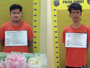 Polda Sumut Bongkar 10 Kg Sabu dan 24 Ribu Ekstasi, 2 Tersangka Dijerat