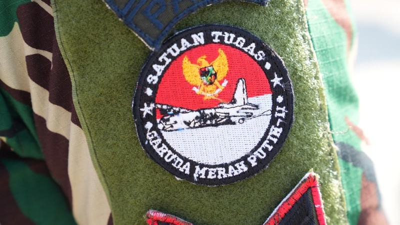 Misi penyaluran bantuan kemanusiaan melalui jalur udara (airdrop) ke Gaza. (Dok. Kementerian Pertahanan)