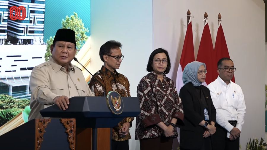 Peresmian Gedung Layanan Terpadu dan Institut Neurosains Nasional RS PON Mahar Mardjono. (Tangkapan Layar Youtube)