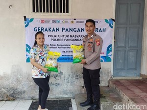 Cara Mudah Warga Pangandaran dapat Beras Murah, Diantar Polisi