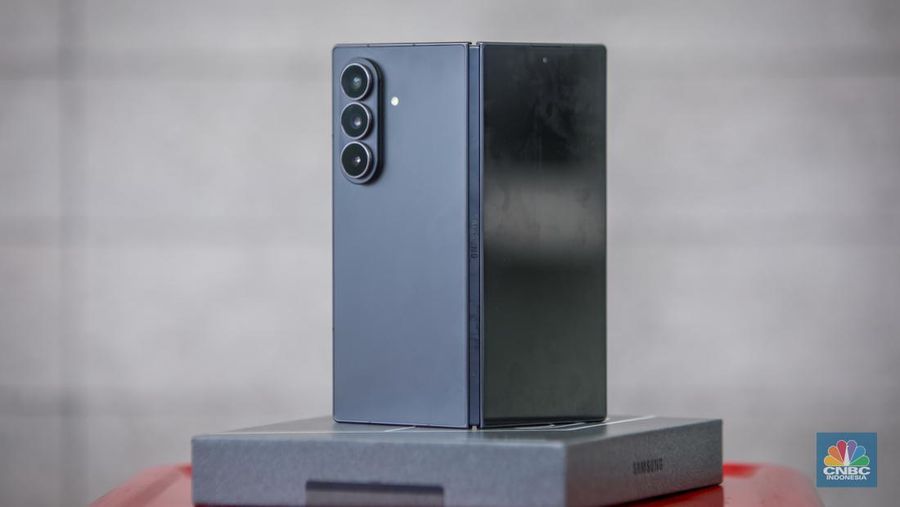 Samsung Galaxy Z Fold7. (CNBC Indonesia/Faisal Rahman)