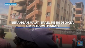 Video: Serangan Maut Israel ke RS di Gaza Bikin Trump Marah
