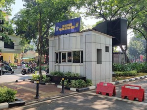 Kondisi Terkini Pos Polisi-Separator yang Sempat Dirusak Massa di DPR