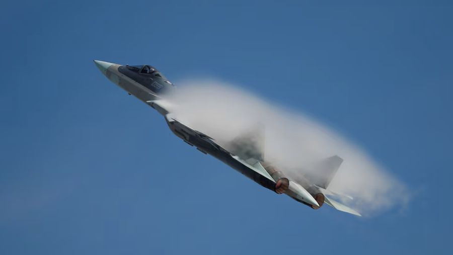 Sukhoi Su-57. (REUTERS/Maxim Shemetov/File Photo)