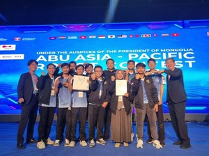 Kalahkan Negara Besar, Tim ITS Sabet Penghargaan di Kompetisi Robot Dunia