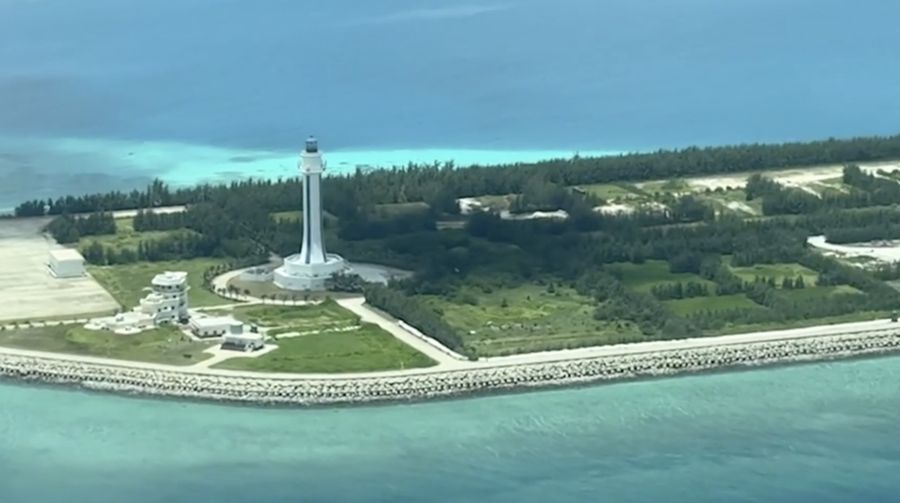 Foto satelit Vietnam percepat pembangunan pulau di Laut China Selatan. (Dok. Maxar Technologies)