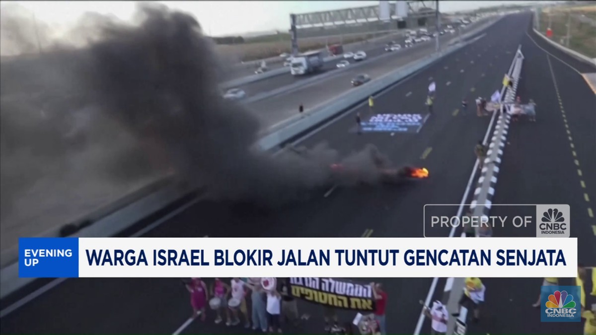 Video: Warga Israel Blokir Jalan Tuntut Gencatan Senjata