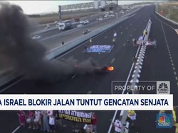 Video: Warga Israel Blokir Jalan Tuntut Gencatan Senjata