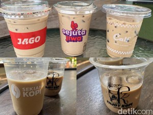 Cicip 5 Es Kopi Susu Gerobakan Harga Rp 8 Ribu-15 Ribu, Enak Mana?