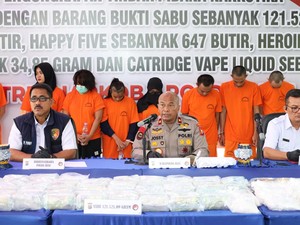 Polda Riau Musnahkan Narkoba Rp 123,7 M Hasil Operasi 3 Bulan