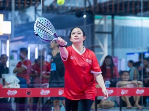 Gaya Puan Maharani Ikutan Main Padel, Segini Harga Raketnya