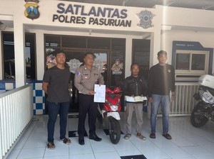 Motor Hilang di Jombang, Ketemu Lagi Saat Razia Polisi di Pasuruan