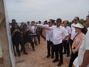 Pastikan Kesiapan, Trenggono Tinjau Sejumlah Calon Lokasi KNMP di Kepri