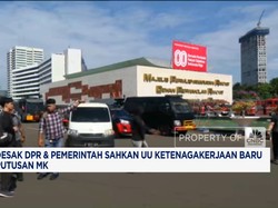 Video: 10 Ribu Buruh Gelar Aksi Nasional di DPR, Ini Tuntutannya!