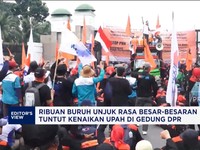 Video: Demo di Gedung DPR, Buruh Sampaikan 6 Tuntutan Utama