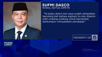 Video: DPR Pastikan Unjuk Rasa Dijamin UU, Apindo Imbau Harus Kondusif