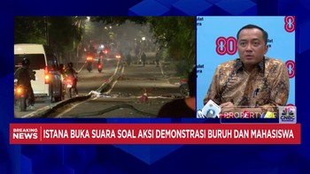 Video: Istana Buka Suara Soal Aksi Demo Buruh dan Mahasiswa