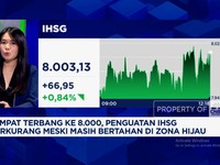 Video: Penguatan IHSG Tertahan Setelah Sempat Sentuh 8.000, Ada Apa?