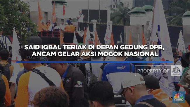 Said Iqbal Teriak di Depan Gedung DPR, Ancam Gelar Aksi Mogok Nasional