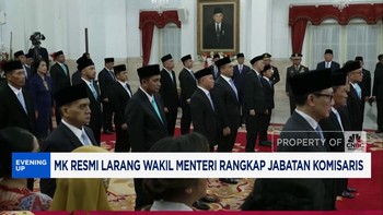 Video: MK Putuskan Wakil Menteri Dilarang Rangkap Komisaris
