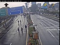 Tol Dalam Kota Arah Slipi-Cawang Ditutup Sementara Imbas Demo di DPR