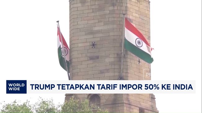 Video: Trump Tetapkan Tarif Impor 50% Ke India