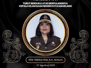 Kajari Kota Magelang Yeni Trimulyani Meninggal Dunia