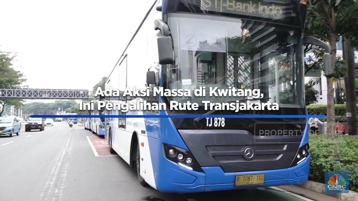 Video: Ada Aksi Massa di Kwitang, Ini Pengalihan Rute Transjakarta