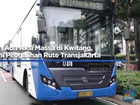 Video: Ada Aksi Massa di Kwitang, Ini Pengalihan Rute Transjakarta